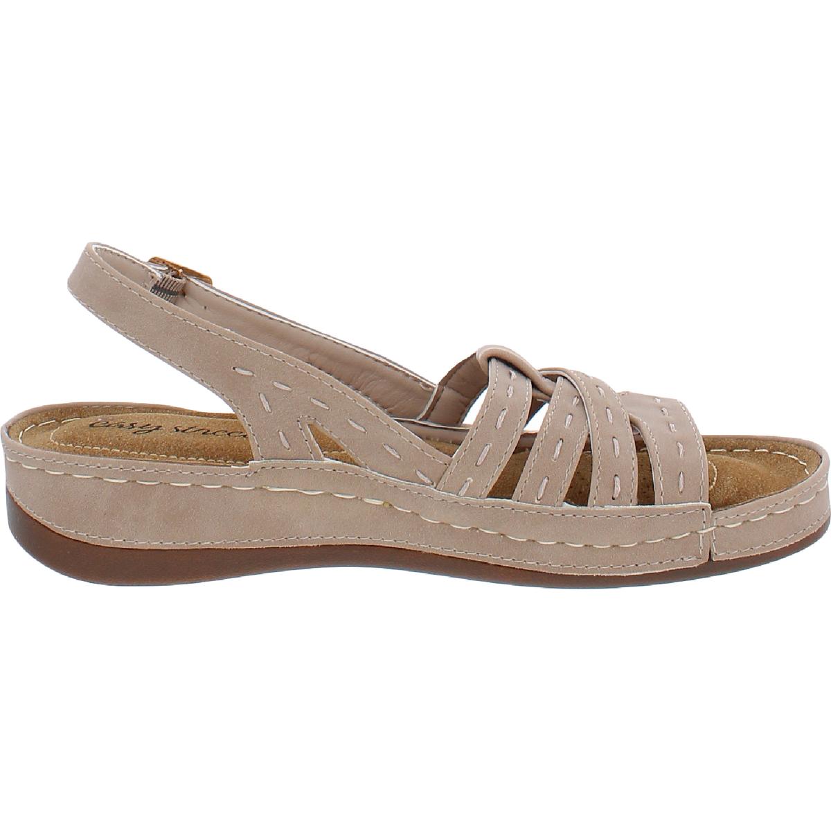 Women's Easy Street Kehlani Sandals in Natural Size 9