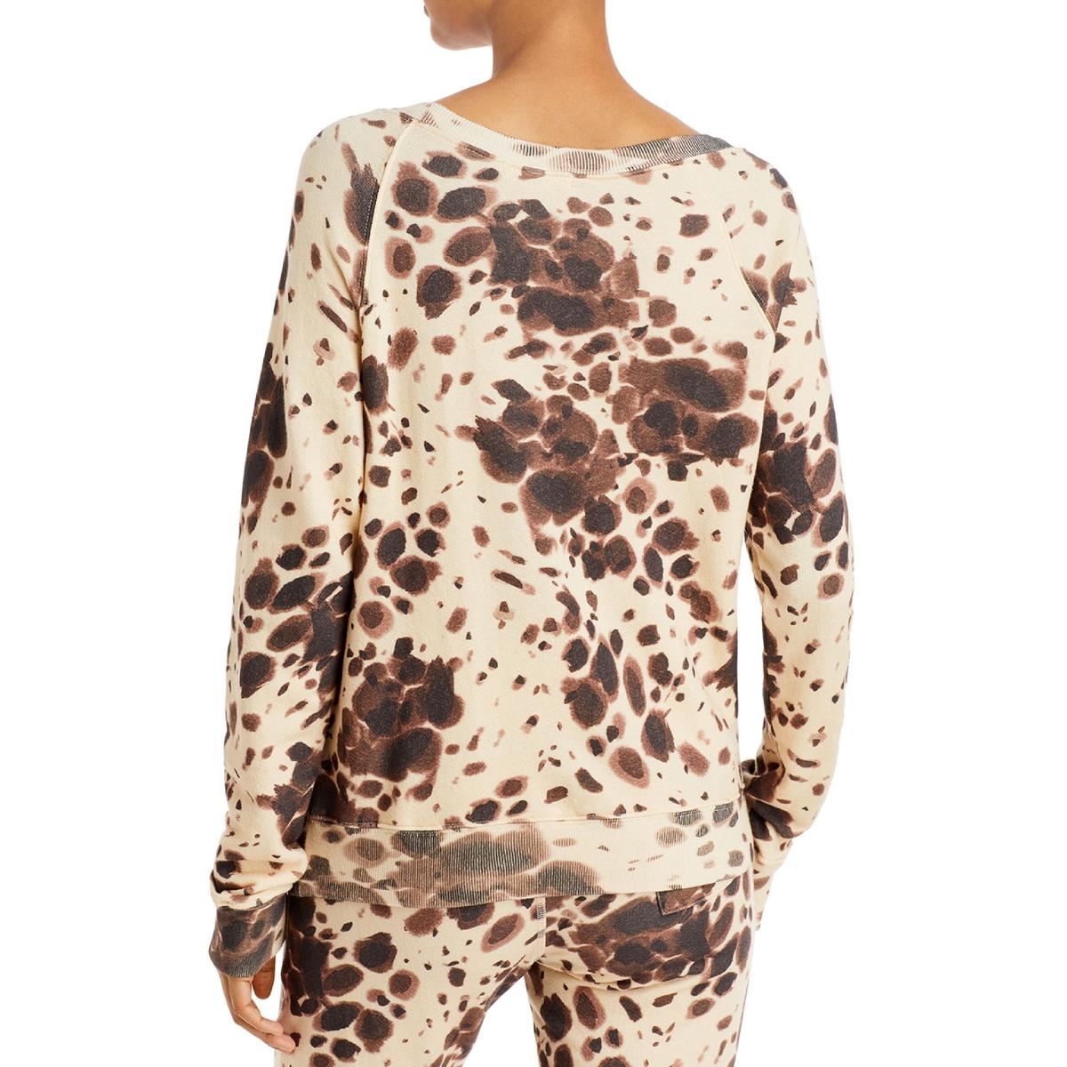 n:PHILANTHROPY Womens Belize Printed Destroyed Sweatshirt