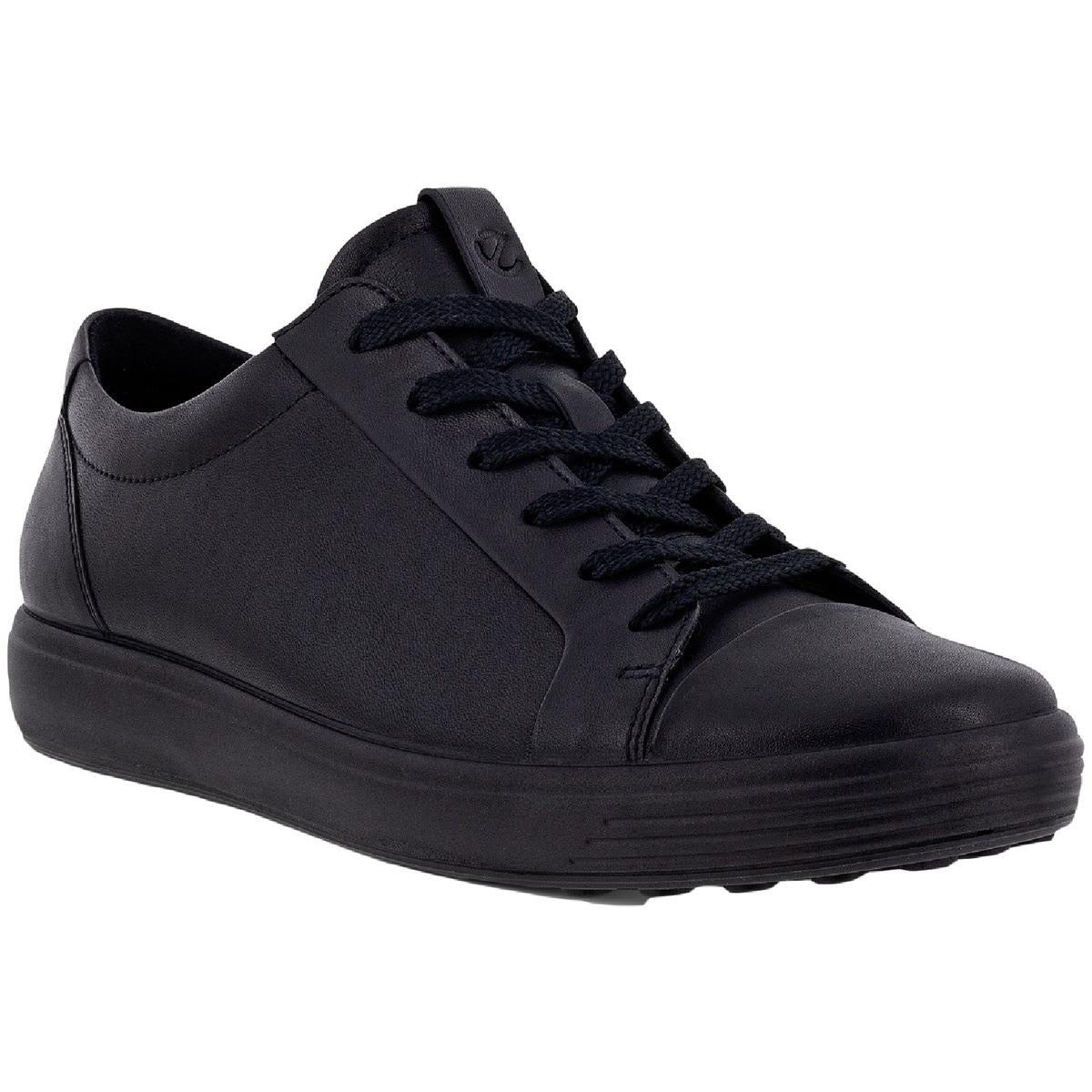 ECCO Women's Soft VII Leather Lace-Up Sneakers