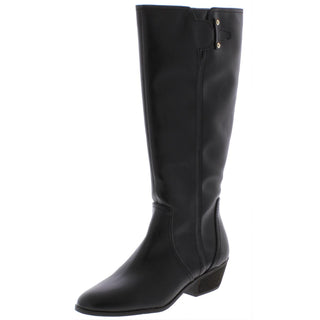 Dr. Scholl's Shoes Womens Brillance Faux Leather Tall Knee-High Boots