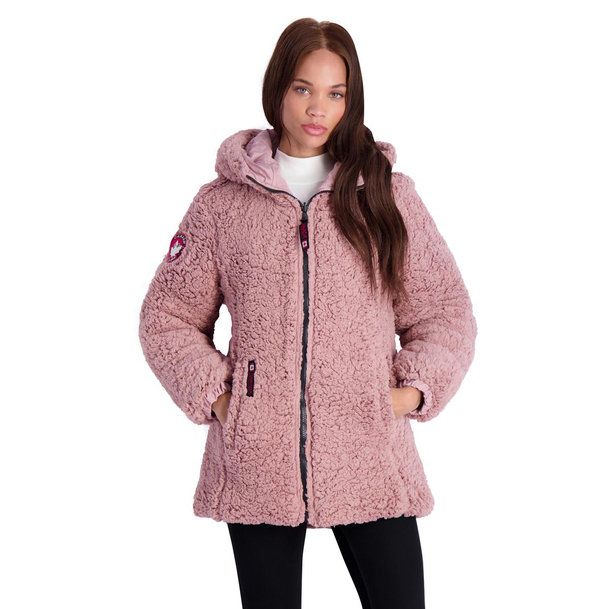 Reebok Women's Reversible Quilted Cozy Lined Puffer Coat 