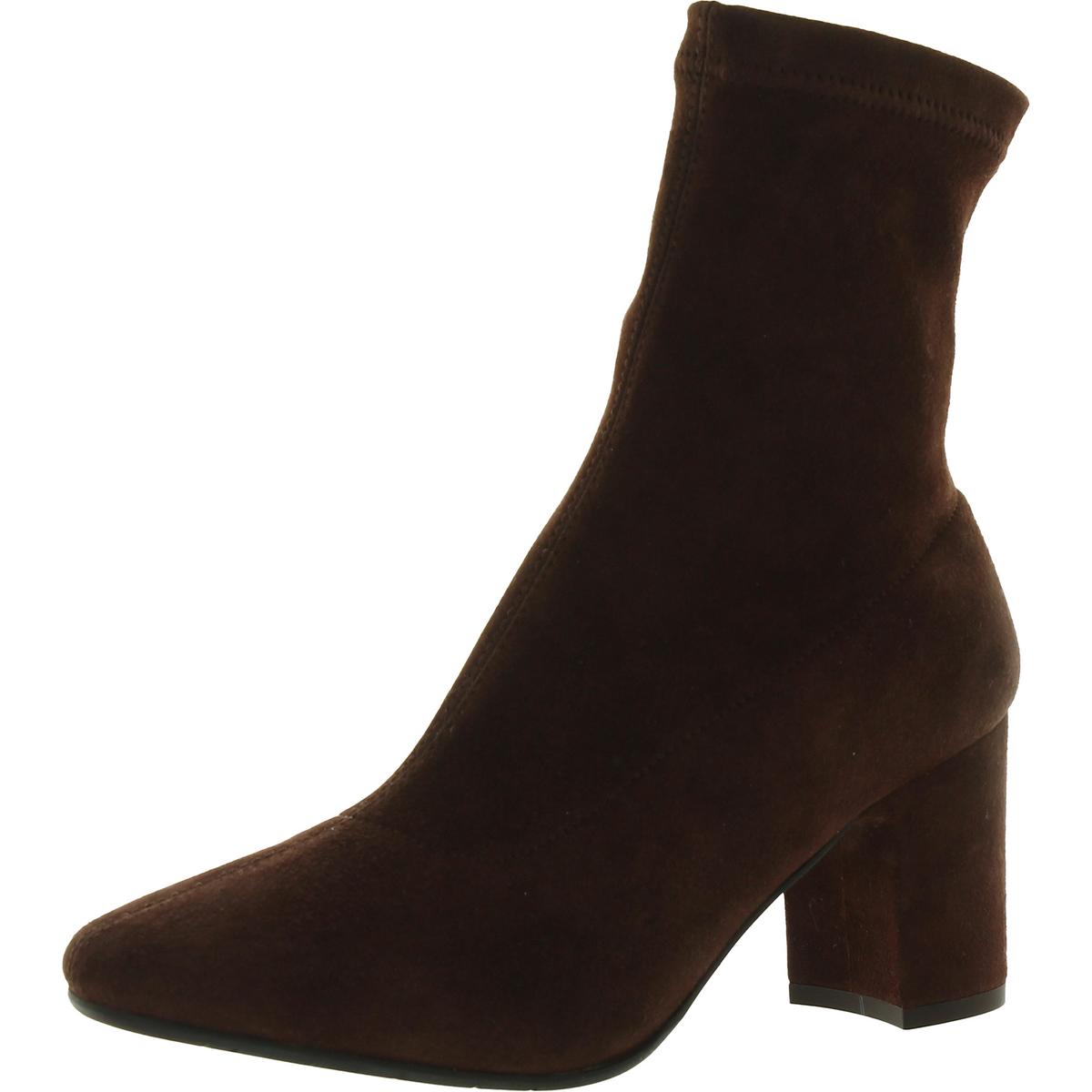 Aquatalia Womens Briana Suede Block Heel Ankle Boots