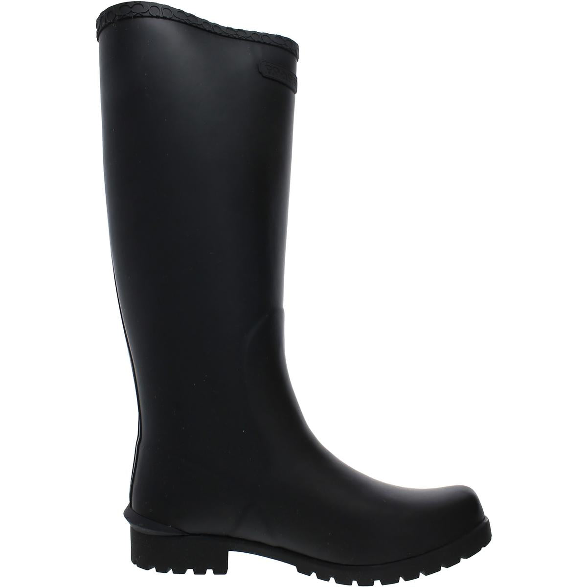 Coach Womens Riley Rain Boot Rubber Pull-on Rain Boots