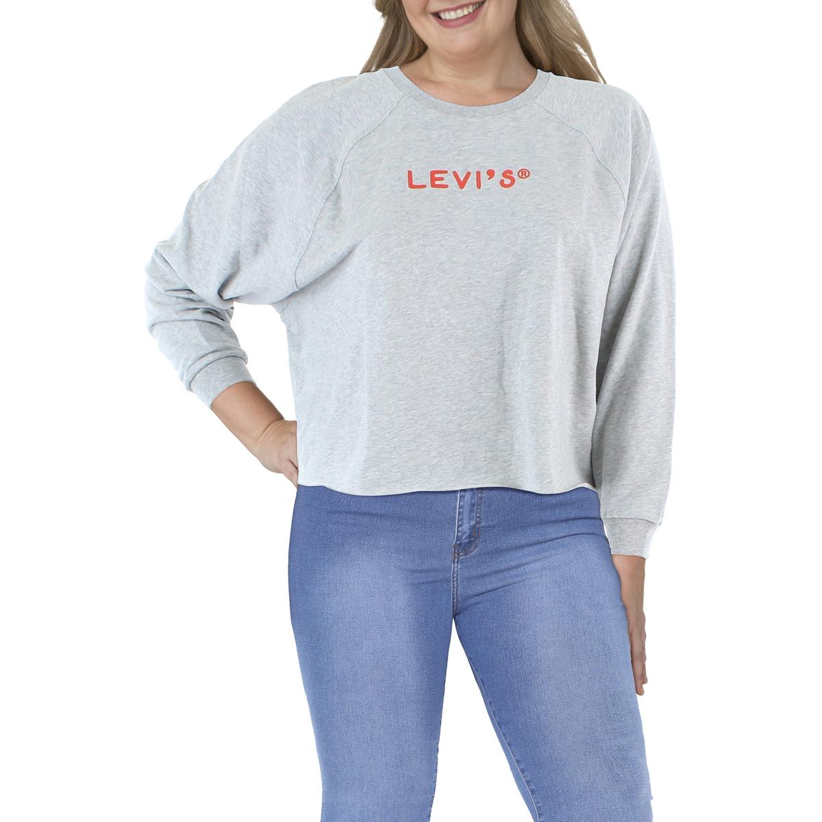 Calvin Klein Womens Plus Performance Sweatshirt Comfy Hoodie