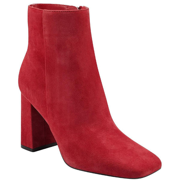 Marc Fisher Womens Nebula Suede Square Toe Ankle Boots