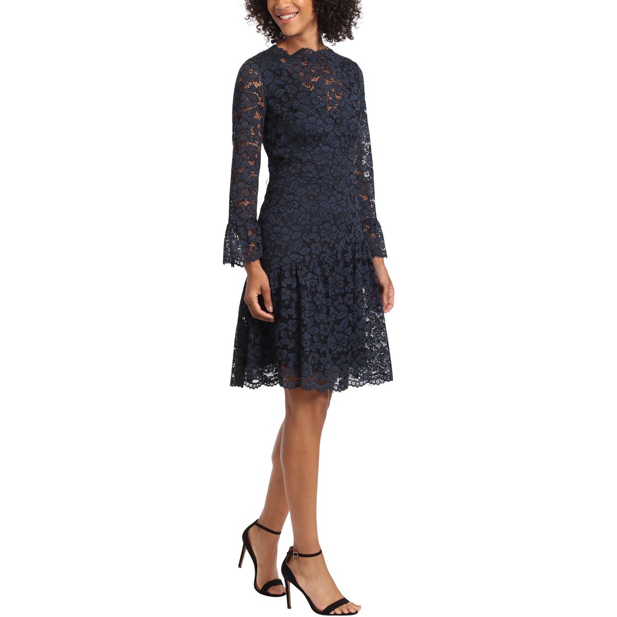 Maggy London Womens Lace Floral Cocktail and Party Dress product