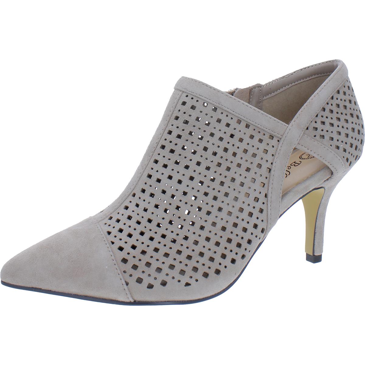 Bella Vita Womens Tiana Suede Perforated Shooties