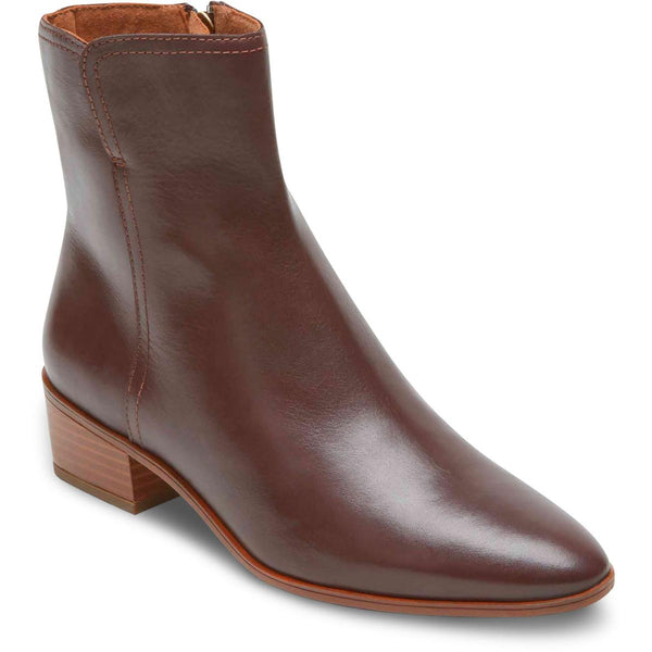 Rockport Womens Geovana Leather Dressy Mid-Calf Boots