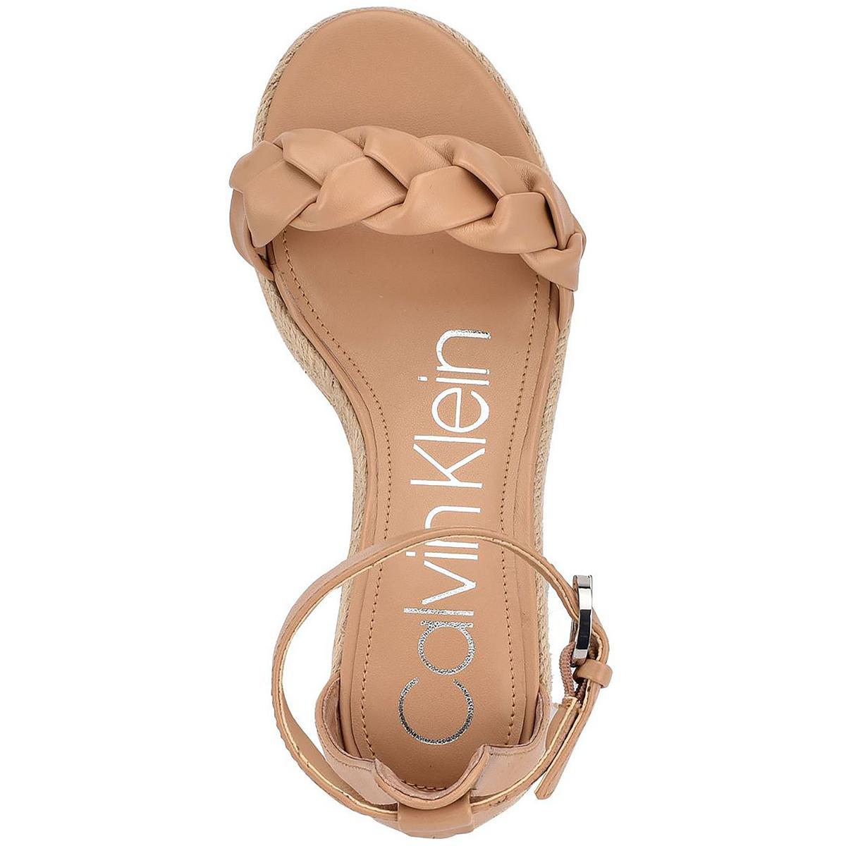 Buy Calvin Klein Millia Ankle Strap Sandal - Dark Natural Croco At 43% Off  | Editorialist