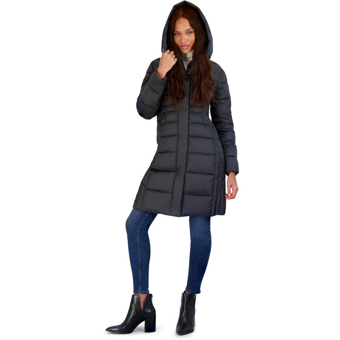 Tahari Lightweight Quilted Wrap Puffer Coat in 2023