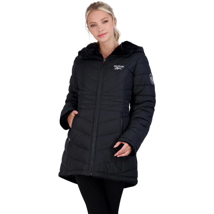 Reebok Women's Fleece Sweatshirt Jacket - Full Zip Sherpa Fur Hooded Jacket  - Lightweight Teddy Coat for Women (S-XL), Size Medium, Dark Dusty Rose at   Women's Coats Shop