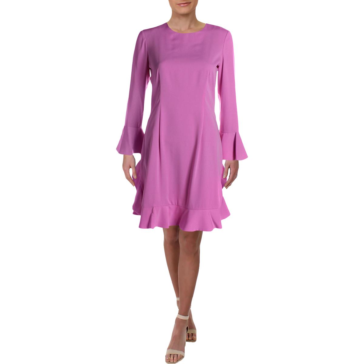 Jill Stuart Womens Ruffled Bell Sleeve Mini Dress product