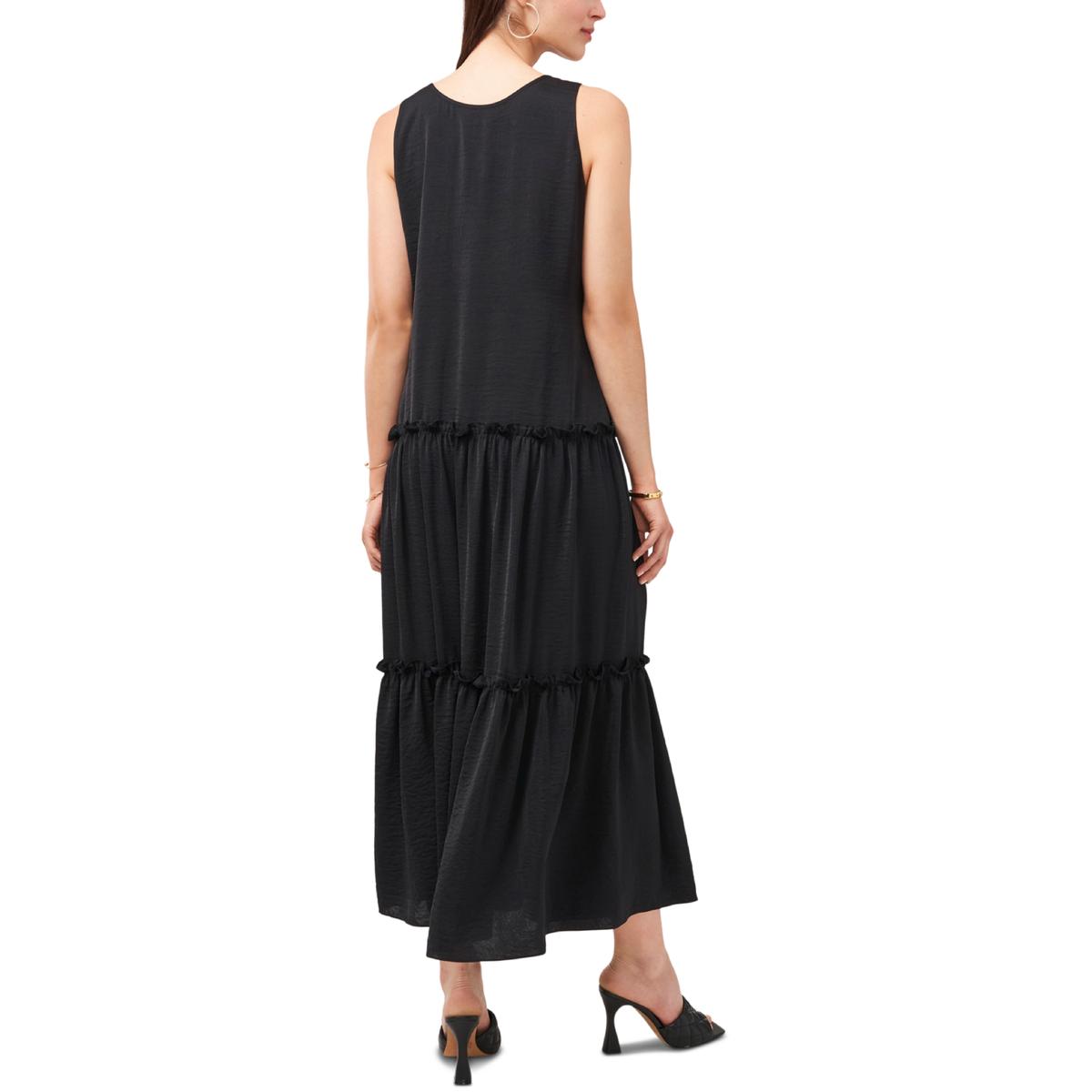 Vince Camuto Womens Ruffled Tea Length Sundress product